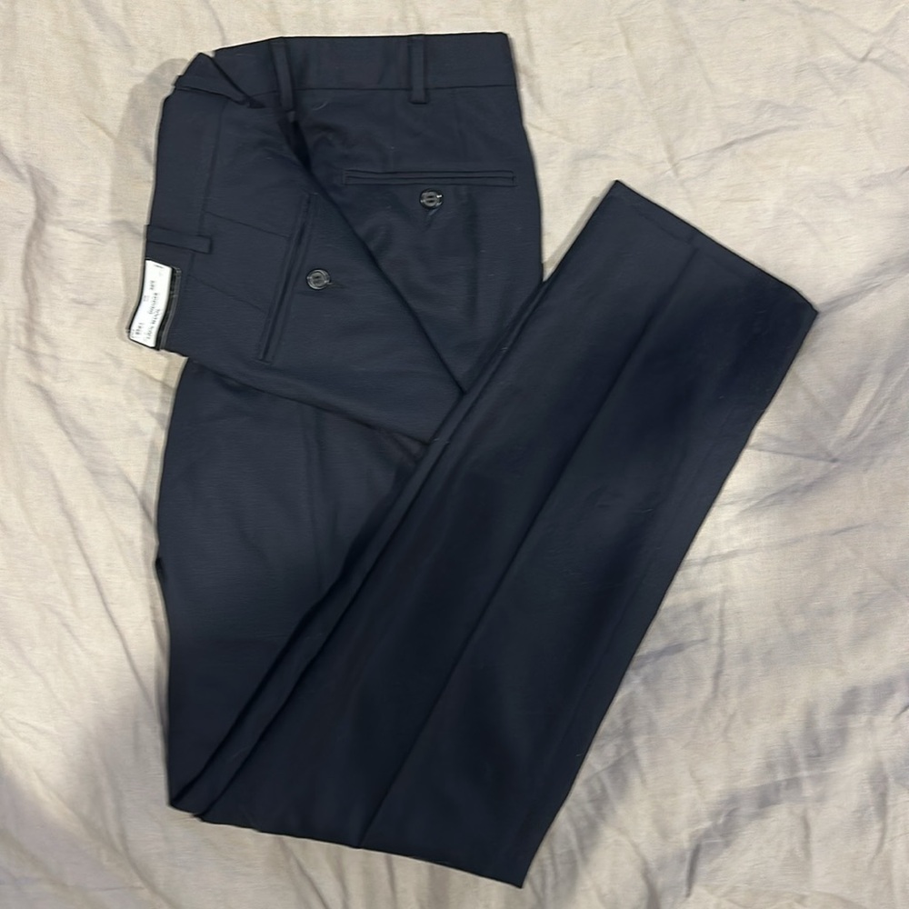 Epaulet 100% wool lightweight navy dress pants 8294 Driggs